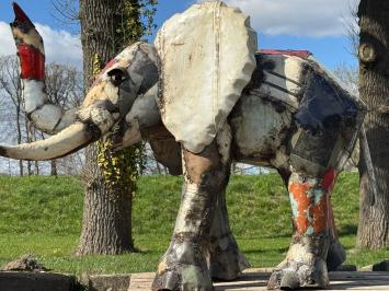Olifant in Kleur - 160 cm - Handgemaakt & Uniek
