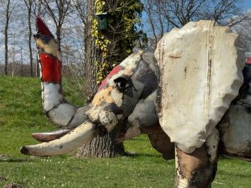 Olifant in Kleur - 160 cm - Handgemaakt & Uniek