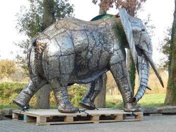 Olifant XXL - uniek object - volledig metaal