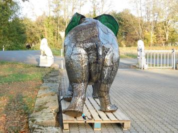 Olifant XXL - uniek object - volledig metaal