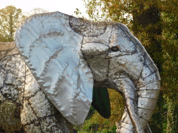 Olifant XXL - uniek object - volledig metaal