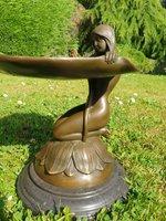 Brons beeld , art nouveau