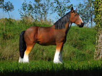 Paardenbeeld in Kleur - 110 cm - Polystone