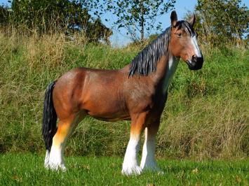 Paardenbeeld in Kleur - 110 cm - Polystone