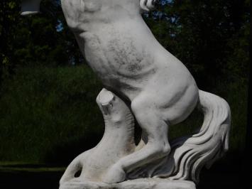 Steigerend Paard XL - Massief Gegoten Steen