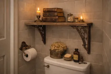 Rustieke plankdragers van gietijzer