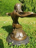 Brons beeld , art nouveau