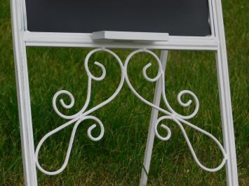 Werbeschild - Kreidetafel - 100 cm - Vintage Weiß