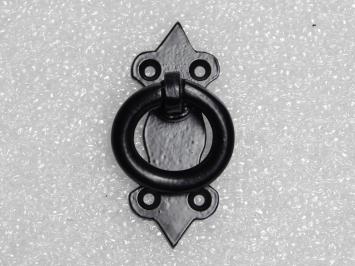 Retro-Ringgriff – Schwarz – Eisen – Schrankgriff