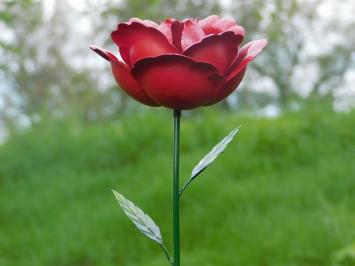 Handmade Rose - Gartenhocker 85 cm - Metall