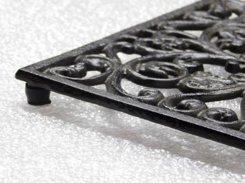 Rooster - Pannenhouder - 17 x 17 cm - Gietijzer