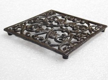 Rooster - Pannenhouder - 17 x 17 cm - Gietijzer