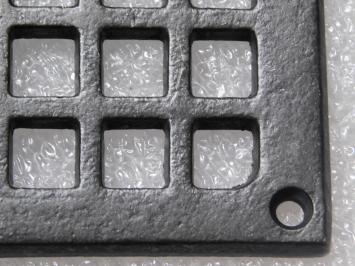 Gitter Quadratisch – 14,5 x 14,5 cm  – Eisen 