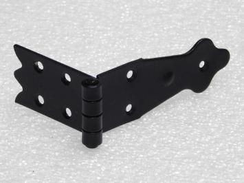 Elegantes Scharnier – 16,5 x 4 cm – Schwarz