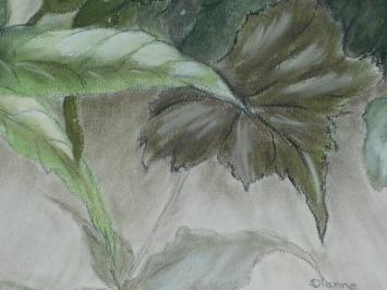 Gemälde ''Blumen'' - Aquarell - Signiert von Dianne