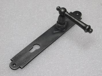 Türbeschlagset – Türgriffe York + Türplatten Prestige PC 92 – Gusseisen, verzinkt