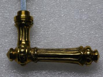 Set Deurbeslag Messing - 2 Klinken + 2 Deurplaten PC 92