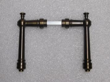 Set Deurklinken Montel - Donker Gepatineerd Messing