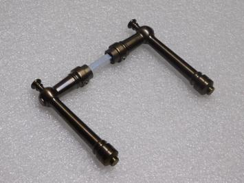 Set Deurklinken Montel - Donker Gepatineerd Messing