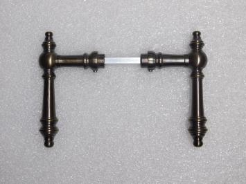 Set Deurklinken Montreux - Donker Gepatineerd Messing