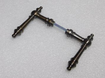 Set Deurklinken Montreux - Donker Gepatineerd Messing