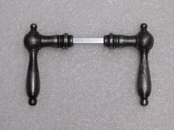 Set Deurklinken Cambridge - Gietijzer Verzinkt