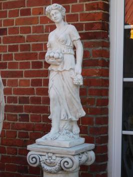 Set Vier Jaargetijden op Sokkel - 170 cm - Steen