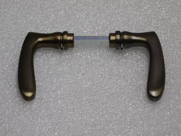Türgriff-Set Nosta – Dunkel patiniertes Messing