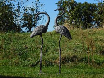 Set van 2 Kraanvogels - 160 en 150 cm - Metaal