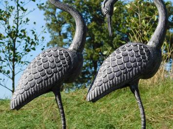 Set van 2 Kraanvogels - 160 en 150 cm - Metaal