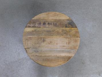Satz von 3 Beistelltischen - industriell - Mangoholz