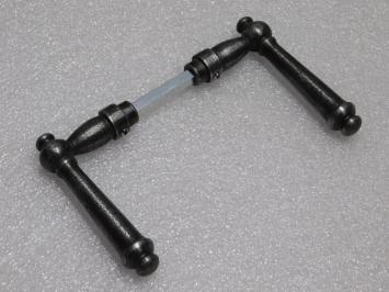 Set Deurklinken Windsor - Gietijzer Verzinkt