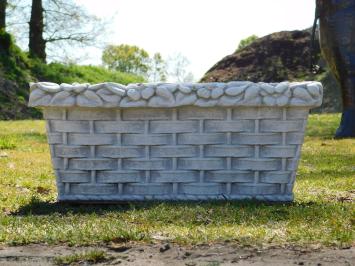 Elegante Blumenkiste aus Stein – 70 cm – Stein