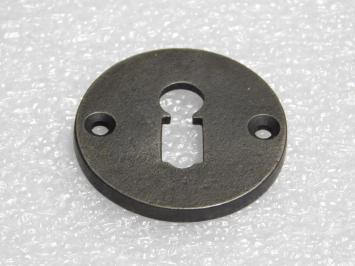 Runde Schlossrosette – BB – Verzinktes Gusseisen – Grau