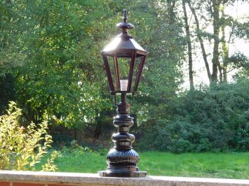 Klassieke Sokkellamp - 83 cm - Zwart - Alu - Buitenlamp