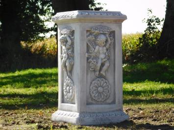 Sokkel met Engelen - 63 cm - Steen