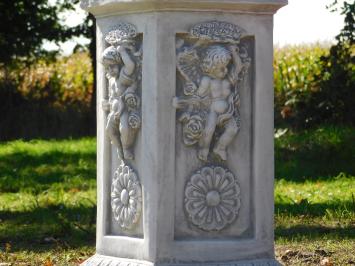 Sokkel met Engelen - 63 cm - Steen