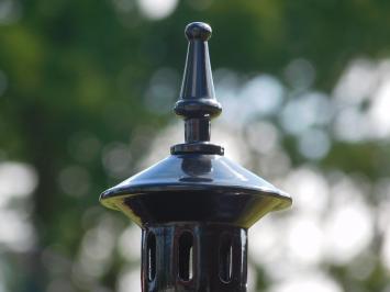 Klassische Stehlampe – 70 cm – Schwarz – Aluminium mit Messing