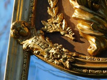 Vintage Spiegel in Louis XVI-stijl - 175 cm - Goudkleurig