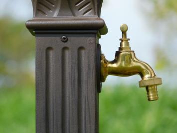 Standwasserhahn - Braun - Alu - Messing Wasserhahn