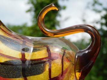 Glasfigur „Stier“ – Handgefertigtes, glasgeblasenes Kunstwerk