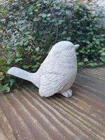 Lief tuinbeeldje van een mus , vogel