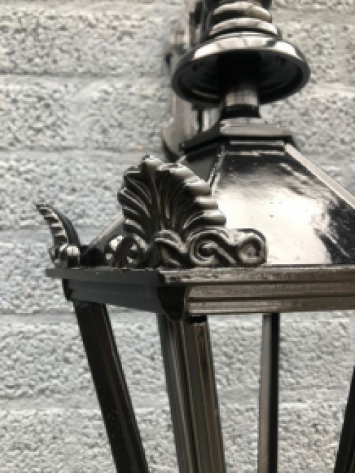 Buitenlamp Gouda - zwart - keramische fitting en glas