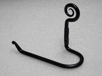 Toilettenpapierhalter, schwarz – 17 x 24 cm – Gusseisen
