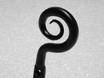 Toilettenpapierhalter, schwarz – 17 x 24 cm – Gusseisen