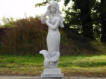 Gartenfigur „Meerjungfrau“ mit Wasserauslauf – 94 cm – Springbrunnenfigur