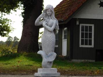 Gartenfigur „Meerjungfrau“ mit Wasserauslauf – 94 cm – Springbrunnenfigur