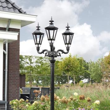 Gartenlaterne hoch Emmeloord 3-Licht - 235 cm