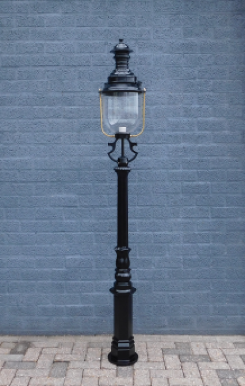 Lantaarn 'Max' - buitenlamp, staande lantaarn, zwart