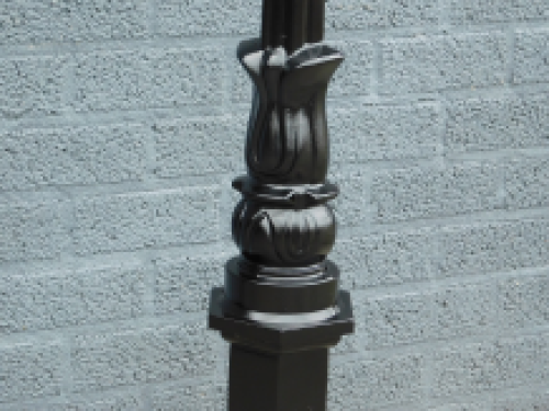 Lantaarn 'Max' - buitenlamp, staande lantaarn, zwart